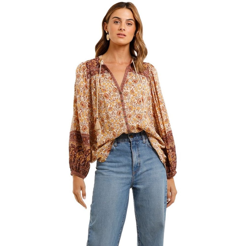 **NWT** SPELL Sundown Blouse - Spice